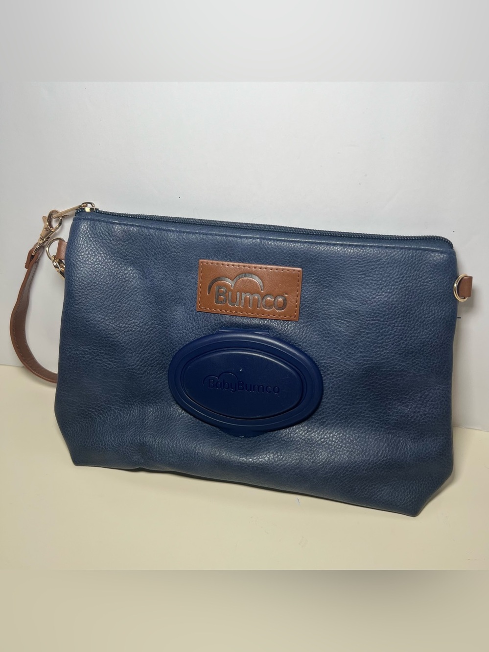 Baby Bumco Vegan Leather Diaper Crossbody/Clutch Lightweight Limited